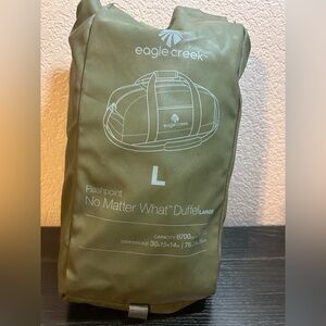 Eagle Creek Olive Green No Matter What Luggage Duffel Bag Large